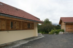 Chalet Cassiopée, façade est, SARL Marchand-Arvier