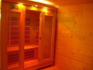 Le sauna du chalet Cassiopée