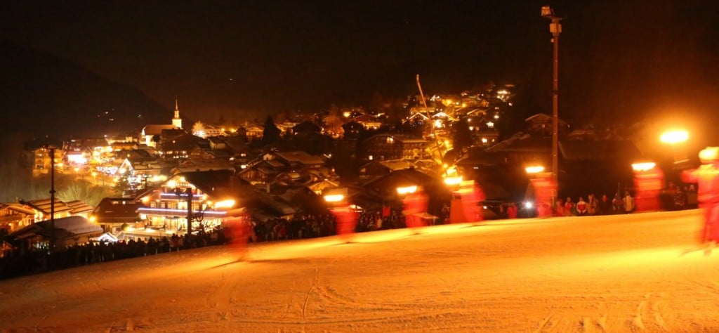 Les Contamines Montjoie la nuit