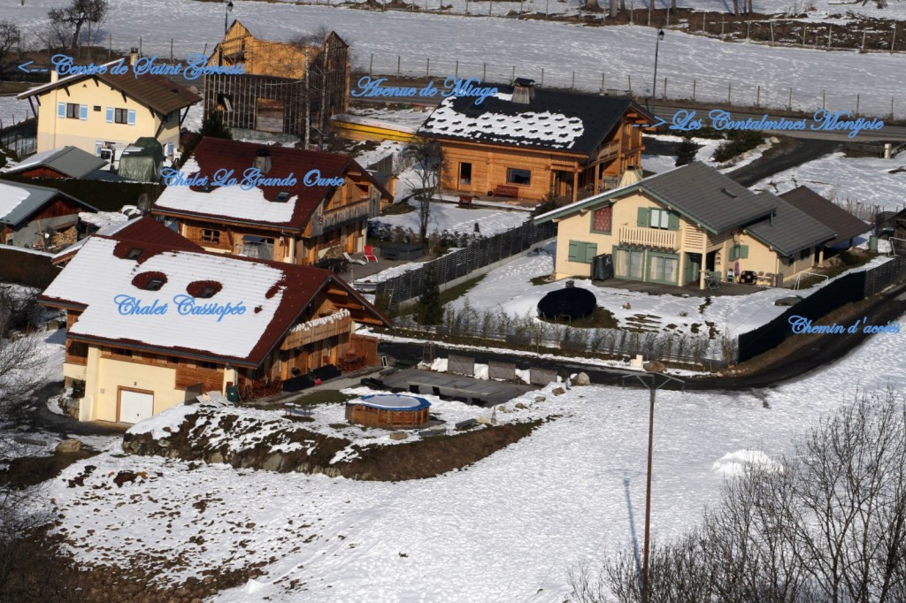 Le hameau des Etoiles en hiver